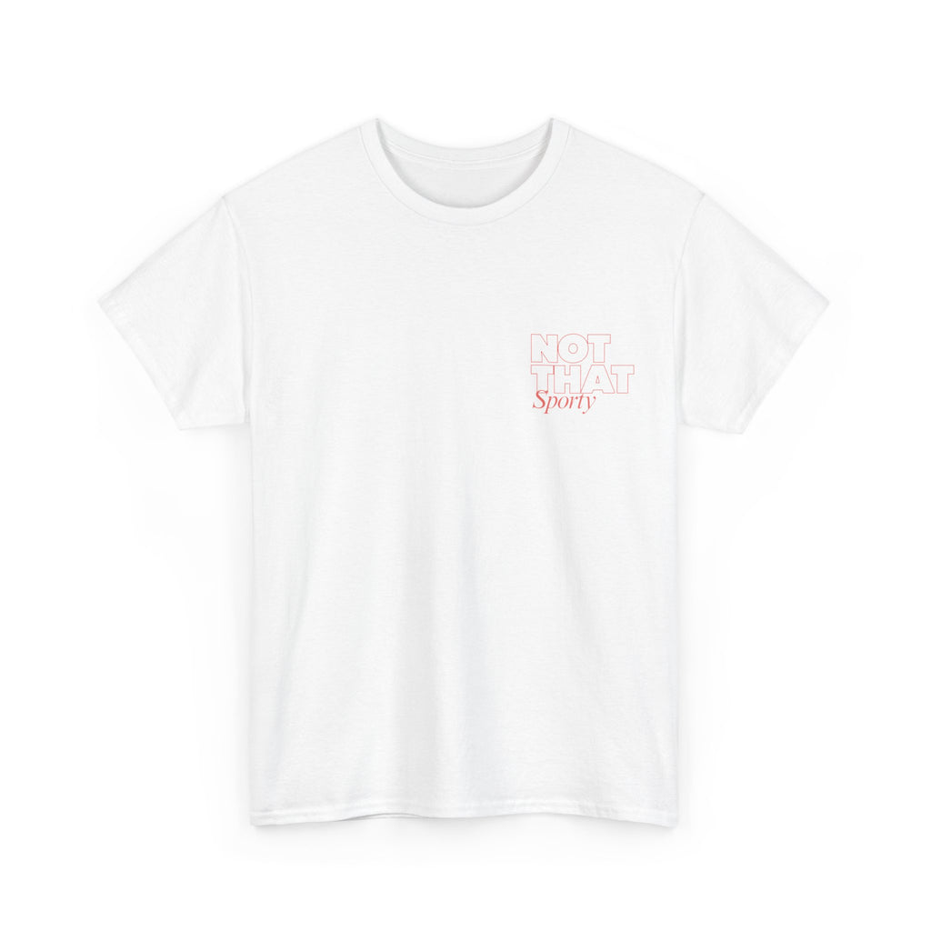 Not That Sporty Branded - White T-Shirt