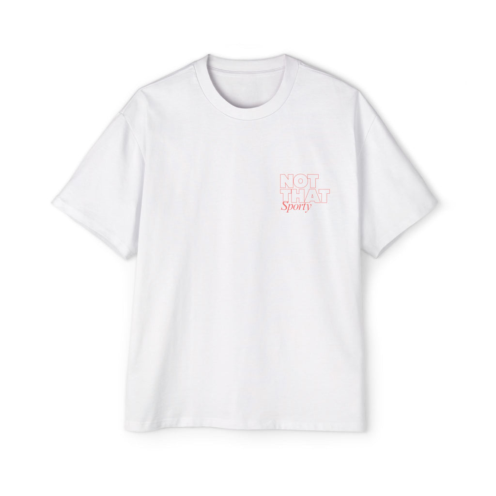 Not That Sporty Branded T-Shirt (White)