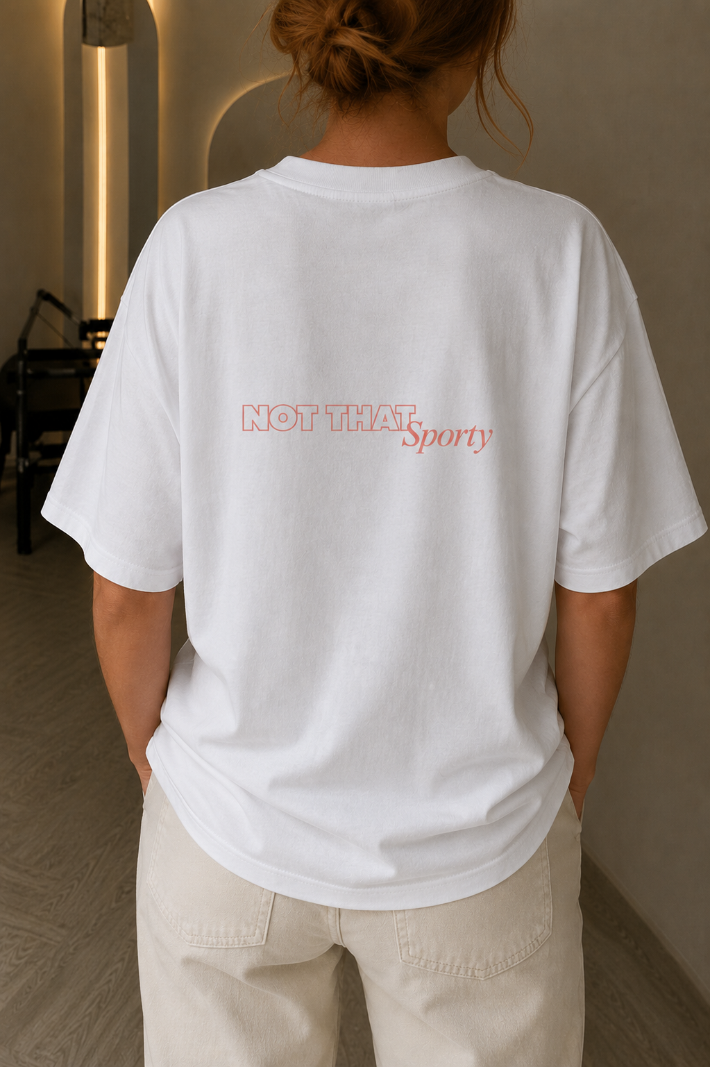 Not That Sporty - OG Keeper Oversized T-Shirt - White
