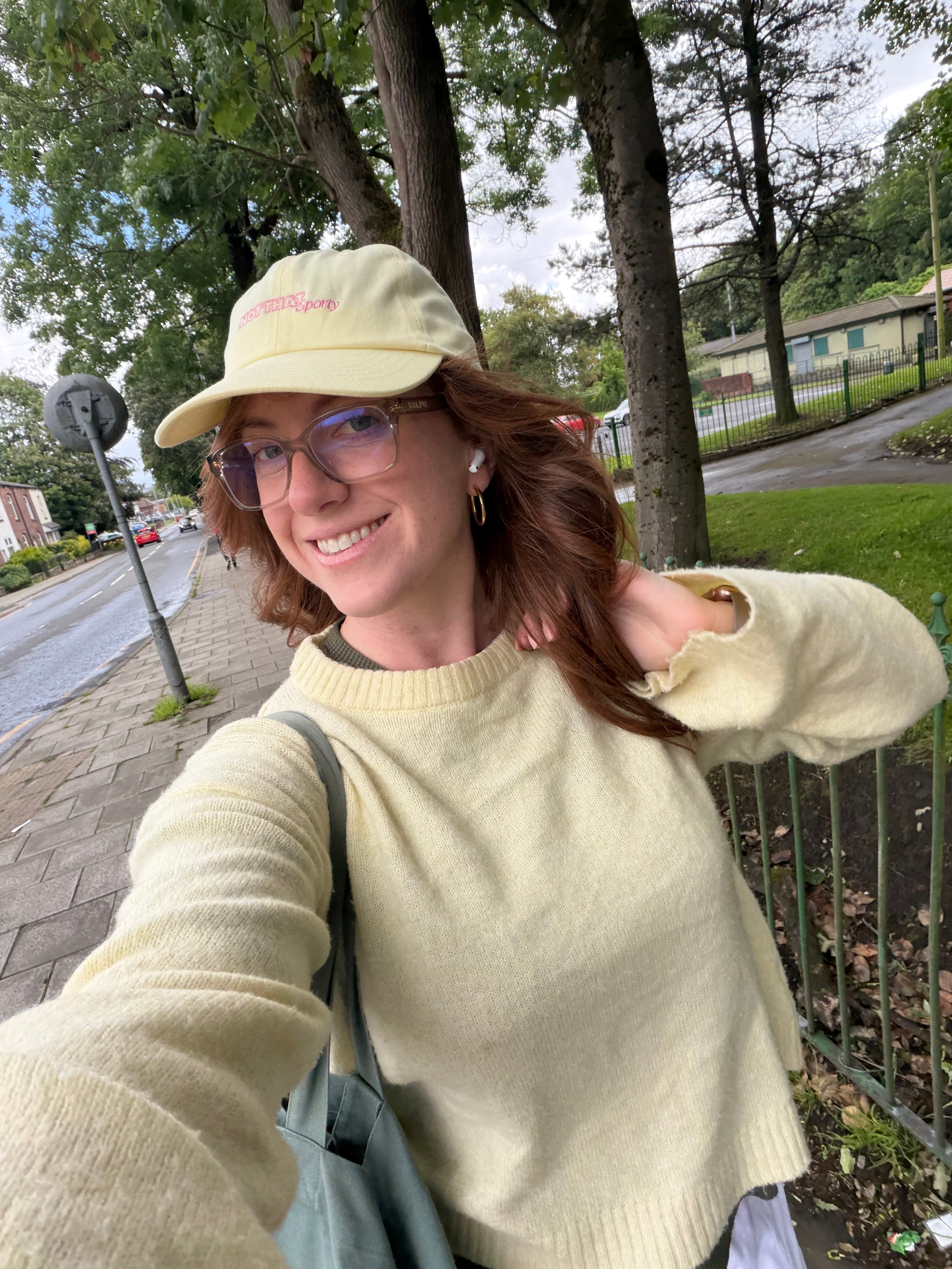Not That Sporty Dad Cap - Pastel Lemon