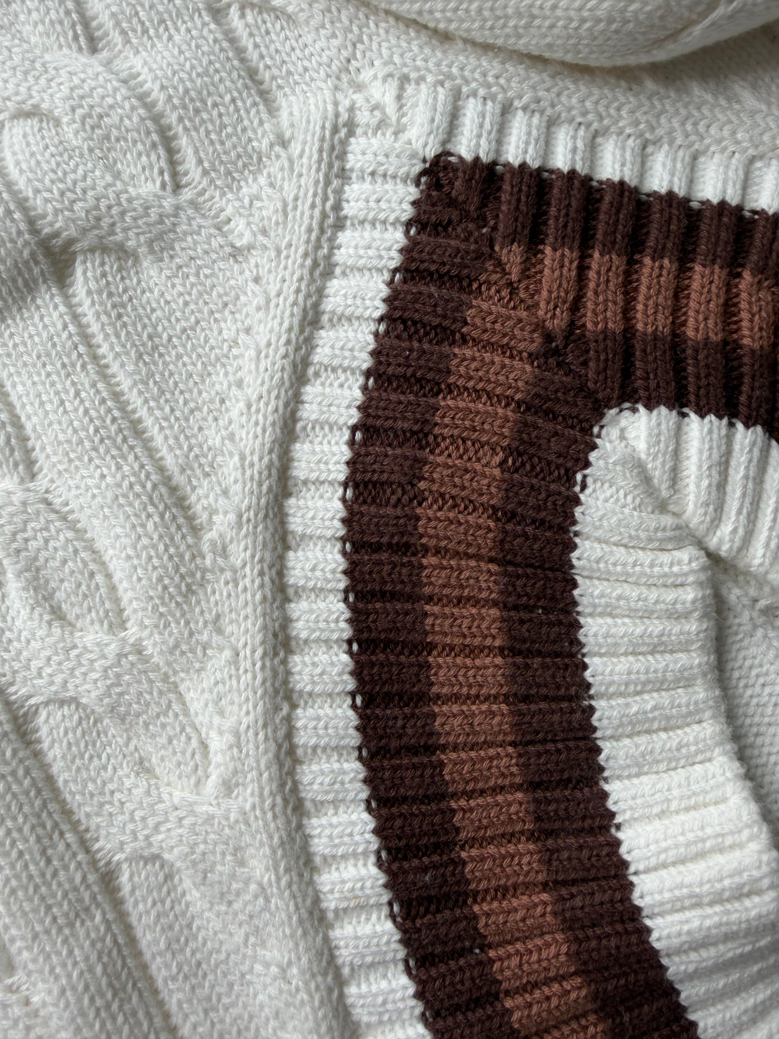 Not That Sporty Cable Knit Jumper