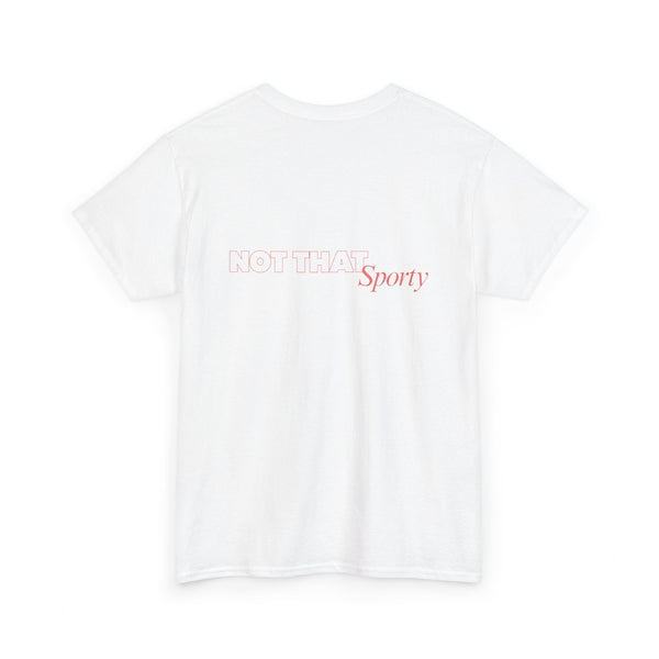 Not That Sporty Branded - White T-Shirt