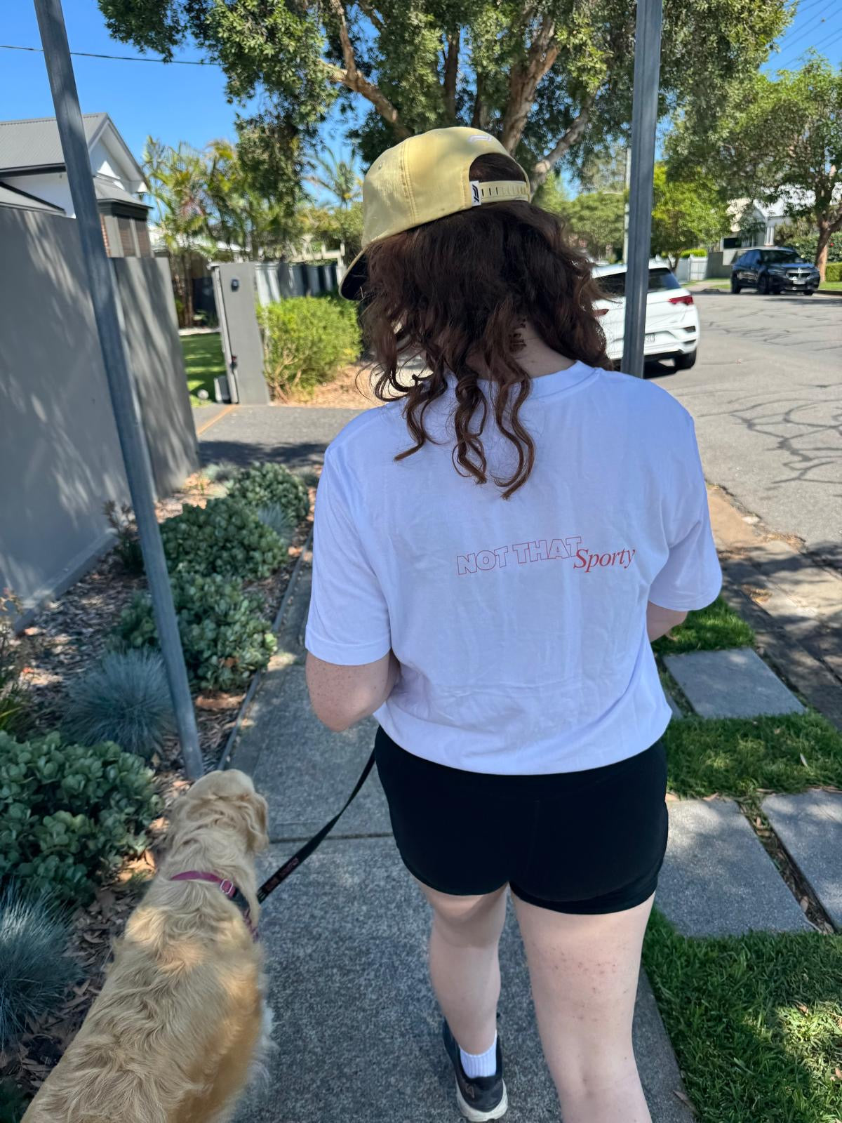 Not That Sporty Branded - White T-Shirt