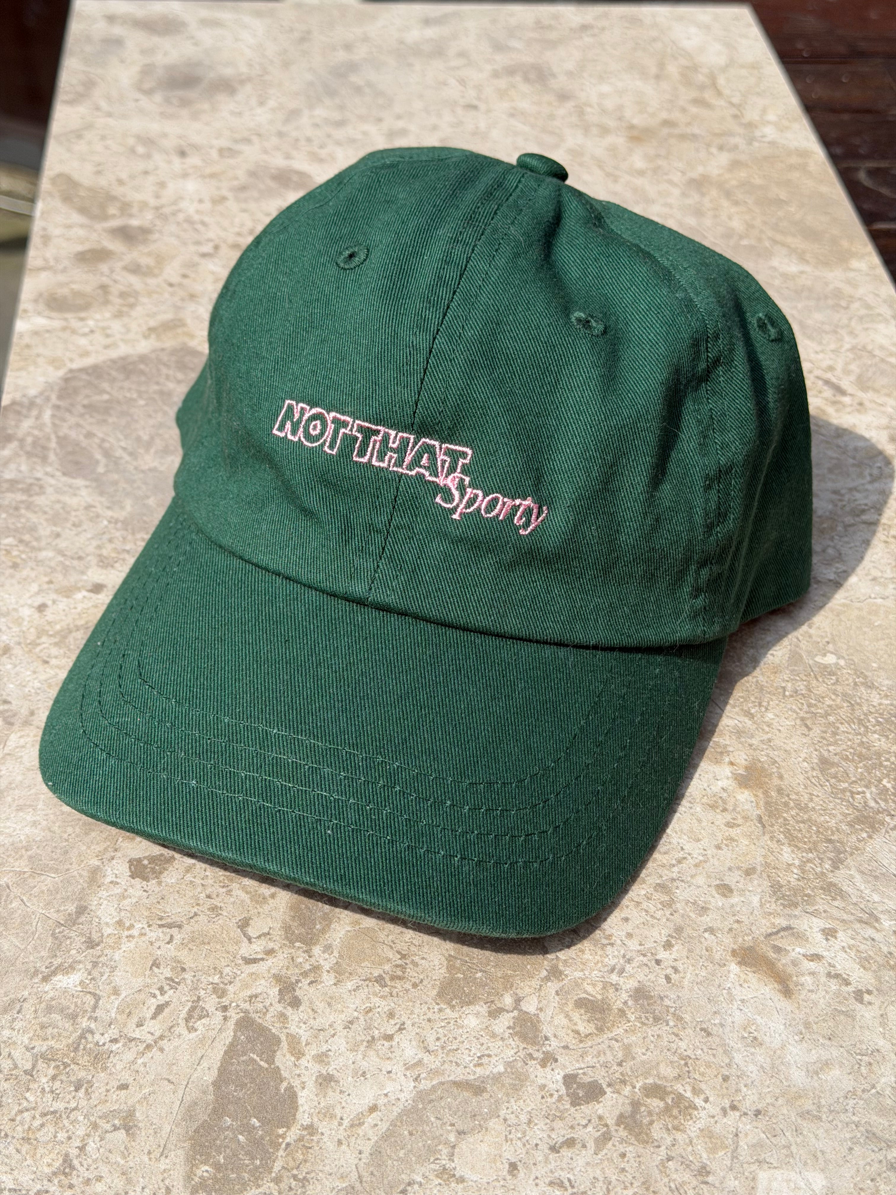 Not That Sporty Dad Cap - Bottle Green
