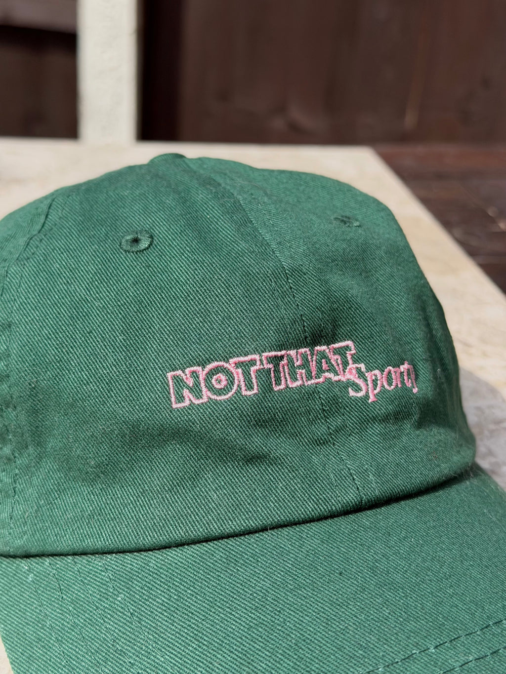 Not That Sporty Dad Cap - Bottle Green