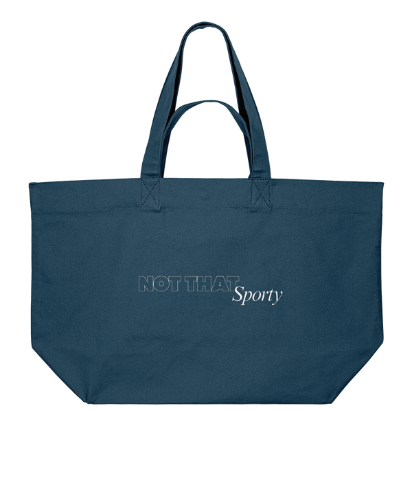 Not That Sporty Branded Recycled Cotton Tote LIMITED