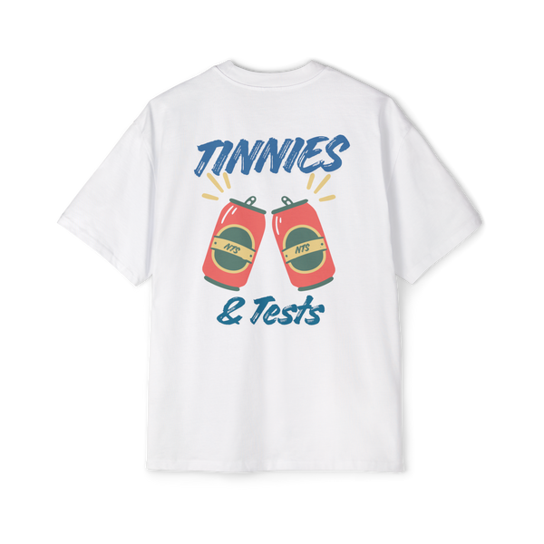 Tinnies & Tests T-Shirt Coral