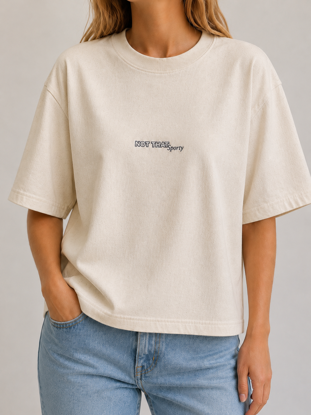 Not That Sporty Boxy House T-Shirt