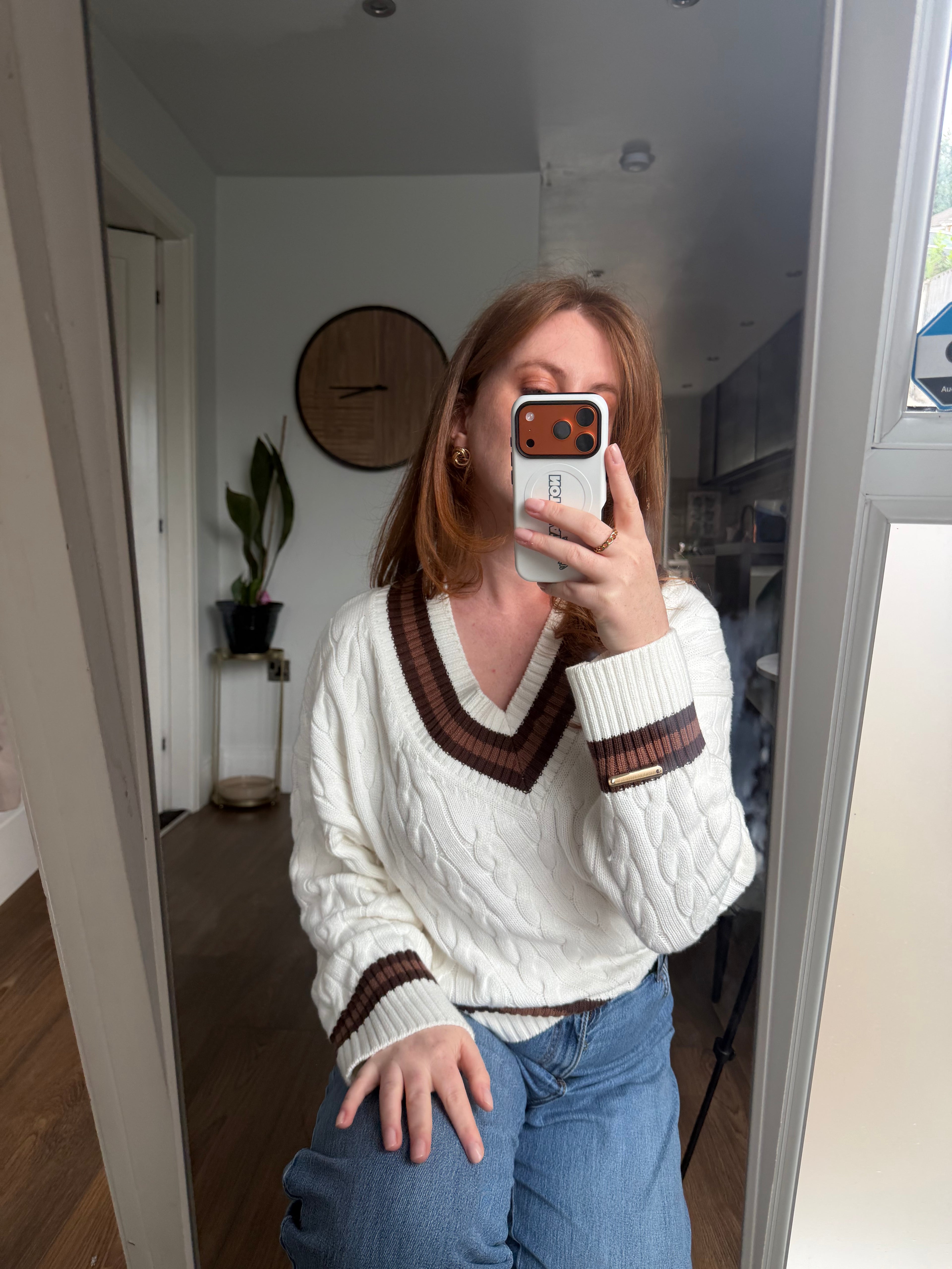 Not That Sporty Cable Knit Jumper
