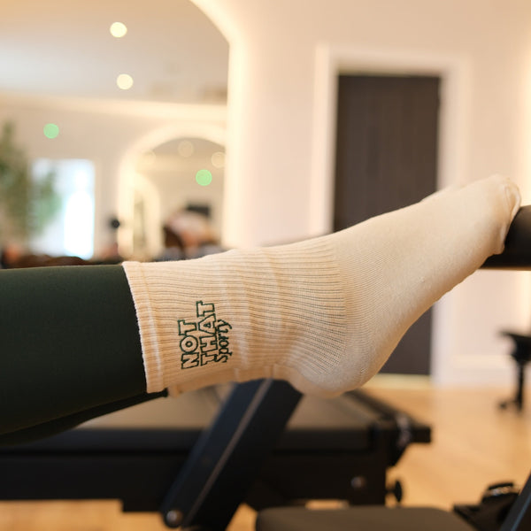 Kinda Sporty Pilates Socks Embroidered - PREORDER