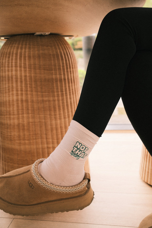 Not That Sporty - First XI Embroidered Socks