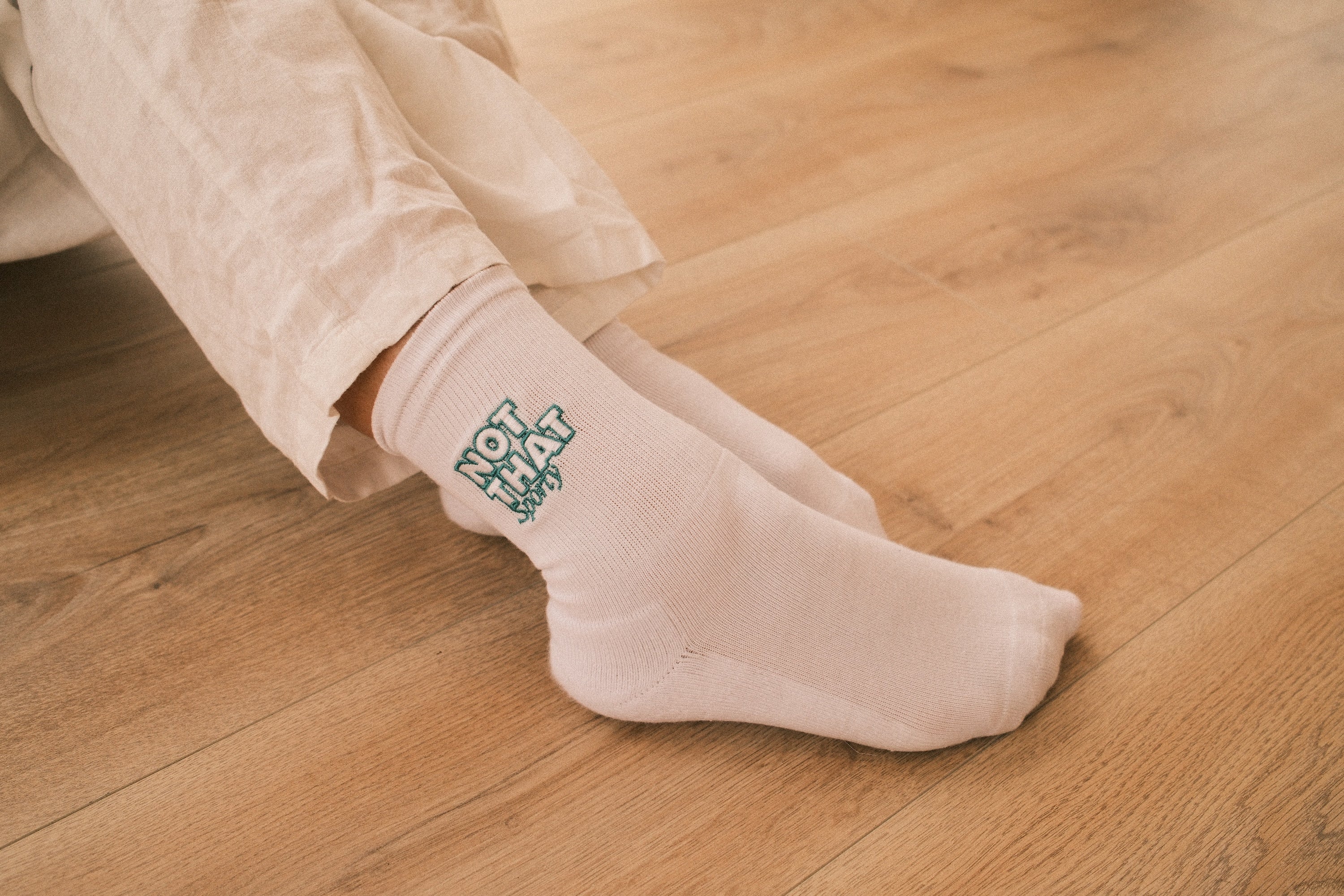 Not That Sporty - First XI Embroidered Socks