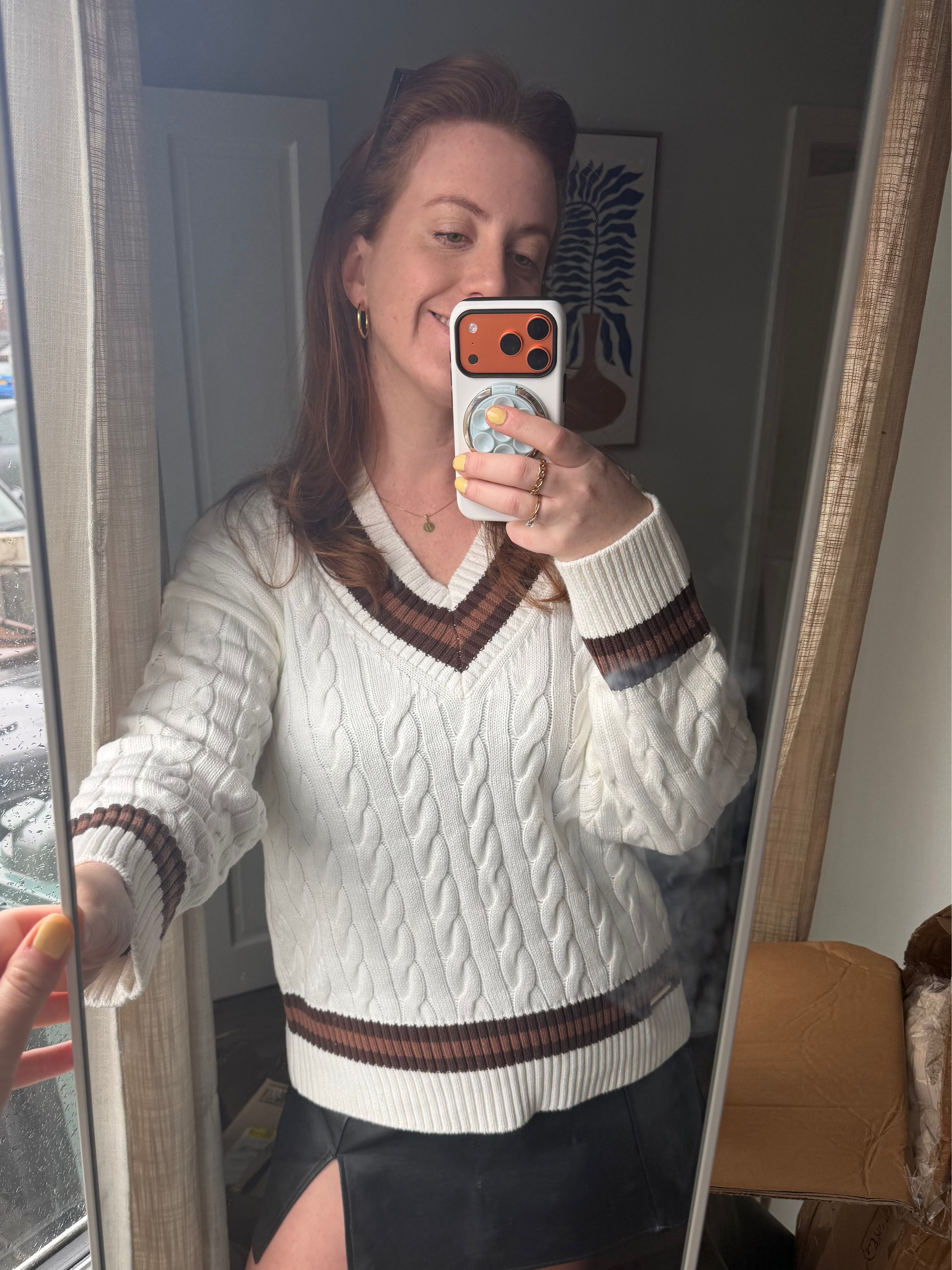 Not That Sporty Cable Knit Jumper