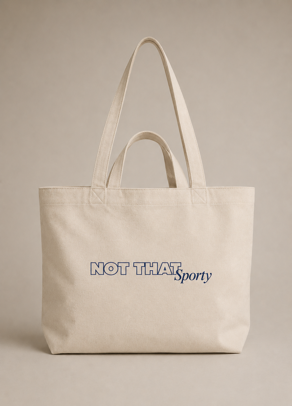 Not That Sporty Best Shopper - Natural Navy