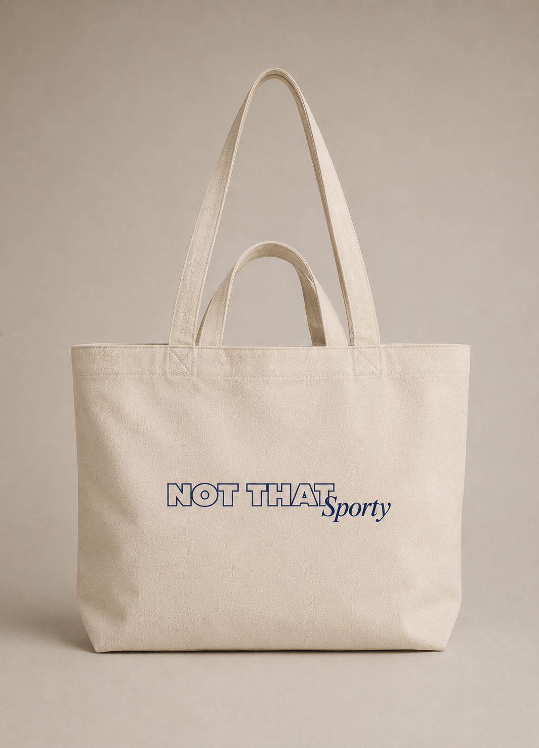 Not That Sporty Best Shopper - Natural Navy